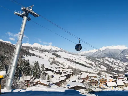 Charmant 2 pièces+mezzanine à Valmorel, bord de piste, plein sud, 3 étoiles, 5 pers, balcon - Photo 11