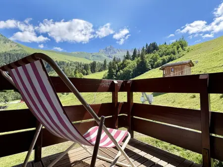 Charmant 2 pièces+mezzanine à Valmorel, bord de piste, plein sud, 3 étoiles, 5 pers, balcon - Photo 12