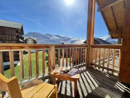 Appartement 2 pièces, 6 pers, animaux admis, parking, près des pistes - Photo 11