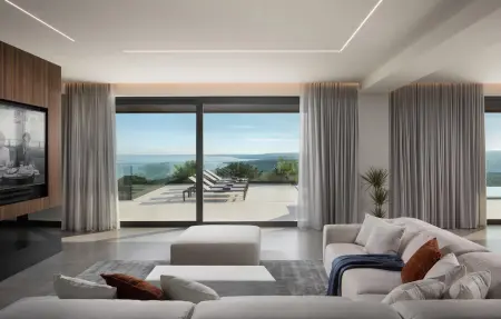 Villa Panoramica, Maison 8 personnes à Labin   Rabac - Photo 2