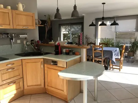 Maison spacieuse 5 pièces, 500m plage, jardin clos, terrasse, wifi, parking, animaux acceptés - Photo 7