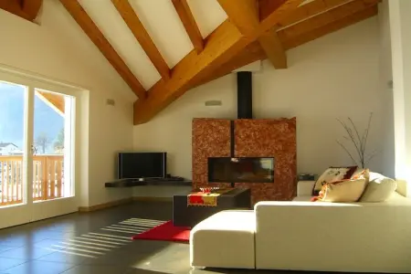 Villa Stenico, Appartement dans une villa et toit ouvrant - Photo 4
