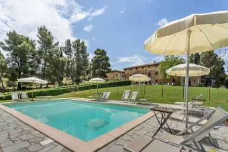 Cardellino, Maison à Volterra avec piscine et terrasse - Photo 1