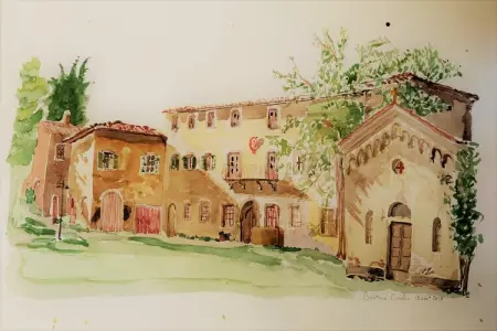 Cardellino, Maison à Volterra avec piscine et terrasse - Photo 31