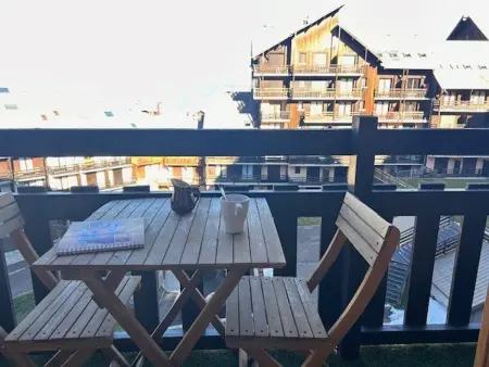Studio Cabine 4 pers. à Risoul 1850, Accès Direct Pistes, Balcon, Piscine Chauffée l'Été - Photo 11