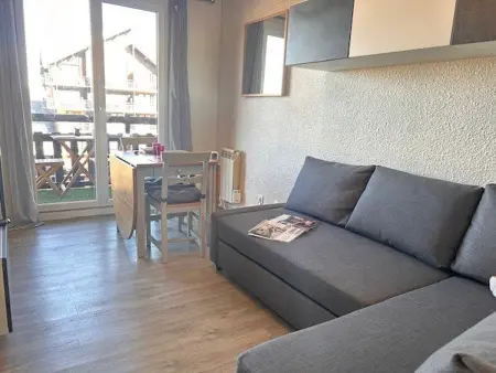 Studio Cabine 4 pers. à Risoul 1850, Accès Direct Pistes, Balcon, Piscine Chauffée l'Été - Photo 13