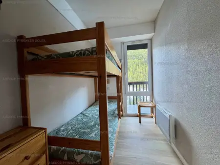 Appartement F2/cabine pieds des pistes avec balcon, parking privé et accès internet - Les Angles - Photo 4