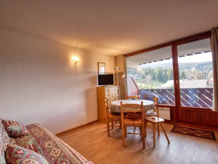Appartement 6 personnes au pied des pistes, balcon, cuisine équipée - Photo 2