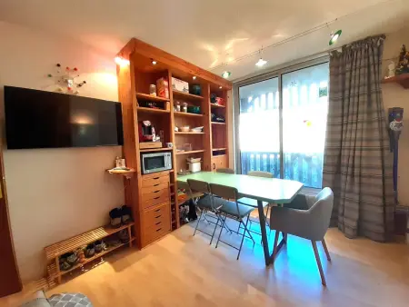 Studio 4 pers. avec balcon à Piau-Engaly, 3ème étage, ascenseur, casier à ski - Photo 4