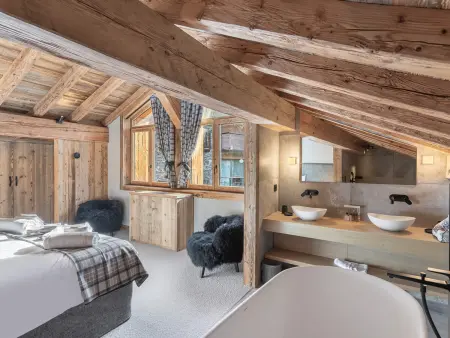 Chalet rénové avec piscine, sauna et hammam pour 14 personnes à Saint-Martin-de-Belleville - Photo 12