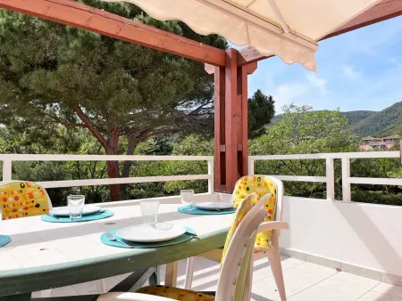 Appartement en bord de mer avec terrasse, 3 pièces, 4 couchages, parking privé au Lavandou - Photo 1