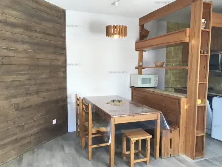 Studio cabine 4 personnes, balcon et accès direct pistes - Photo 1