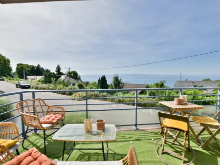 Appartement spacieux avec piscine, balcon, parking et wifi à Publier - Photo 11