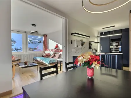 Magnifique appartement rénové, balcon, Wi-Fi, La Plagne - Photo 9