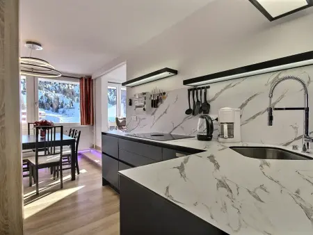 Magnifique appartement rénové, balcon, Wi-Fi, La Plagne - Photo 10
