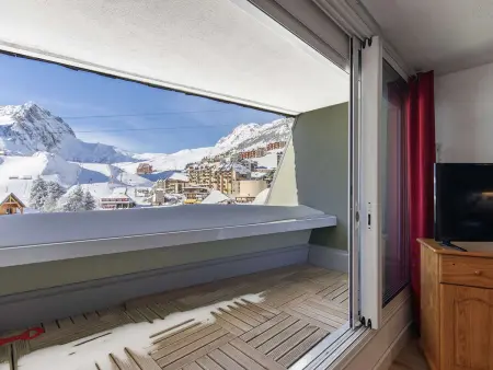 Studio cabine 5 pers, balcon, cuisine équipée, casier à ski - Photo 6