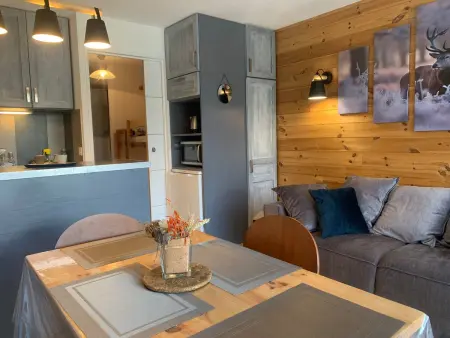 Studio rénové à Pra Loup avec balcon et wifi, proche télécabine - Photo 1