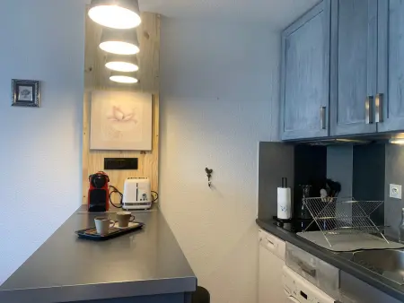 Studio rénové à Pra Loup avec balcon et wifi, proche télécabine - Photo 10