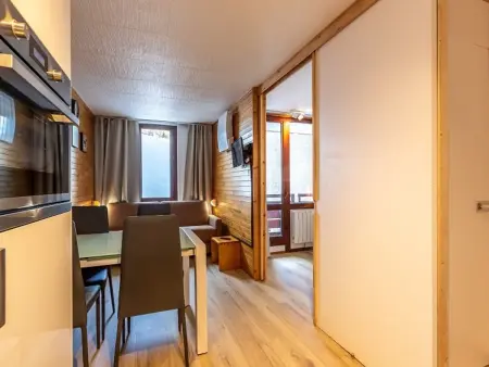 Studio rénové 4 pers, balcon, centre Plagne Bellecôte - Photo 3