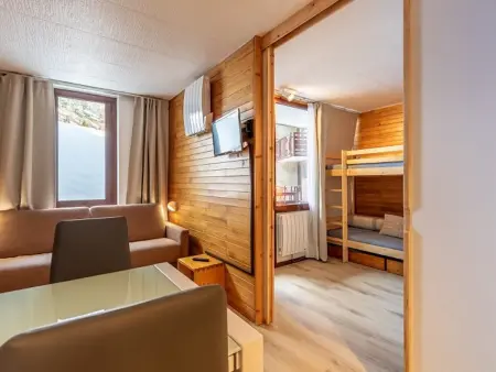 Studio rénové 4 pers, balcon, centre Plagne Bellecôte - Photo 4