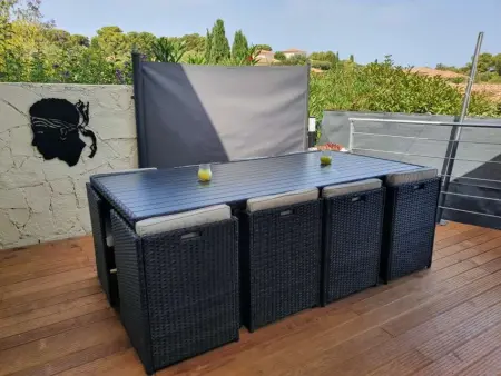 Appartement T2 avec Terrasse, Clim, WIFI - Proche Plage, Lumio - Photo 15