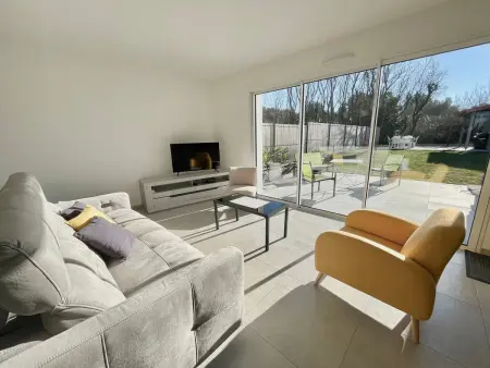 Maison familiale récente avec jardin, plage et commerces à pied, 6 couchages, WIFI, parking privatif - Photo 4