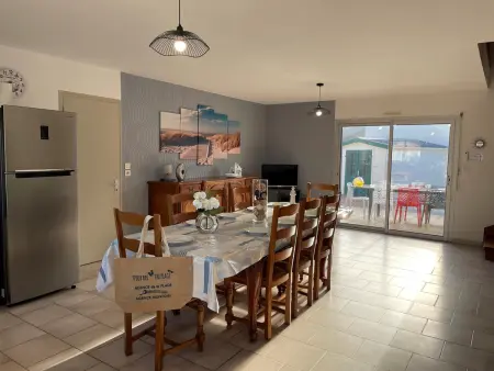 Maison spacieuse à 350m de la plage, 5 chambres, calme - Photo 3
