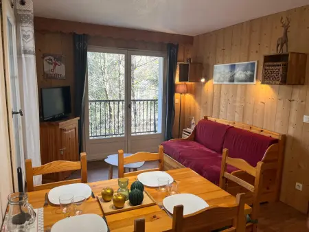 Appartement 2 pièces avec balcon pour 6 au pied des télécabines - Photo 1