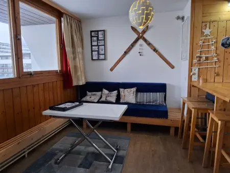 Charmant 2 pièces cabine pour 4 pers. à Arc 1600, proche pistes - Photo 1