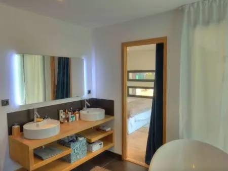 Villa pour 8 personnes avec climatisation et parking privé à La Cadière-d'Azur - Photo 15