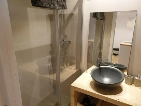 Loft cosy à Villanúa avec piscine, 2 lits doubles, cuisine équipée, salle de bain avec douche - Photo 13