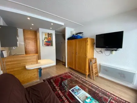 Studio 4 pers balcon, accès direct pistes, ascenseur - Photo 2