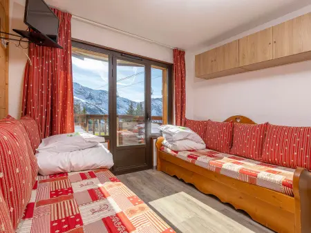 Studio cabine cosy pour 4 personnes à Avoriaz, balcon sud - Photo 1