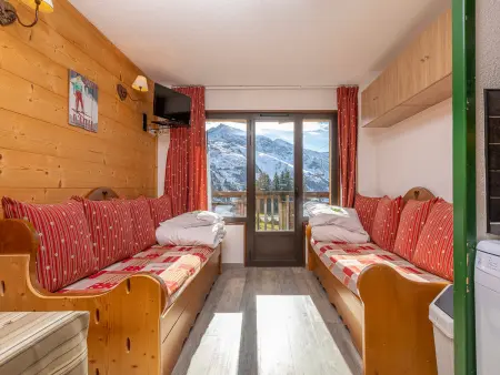 Studio cabine cosy pour 4 personnes à Avoriaz, balcon sud - Photo 2