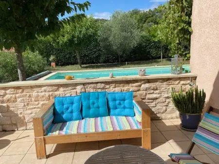 Villa Confort avec Piscine Privée à Lagorce, Proche Vallon Pont d'Arc - 8 Pers. - Photo 15