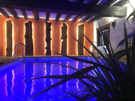 Ancien Fournil Cosy avec Piscine Couverte, Parc Verdoyant et Sauna, à 30 mn du Mans - Photo 1