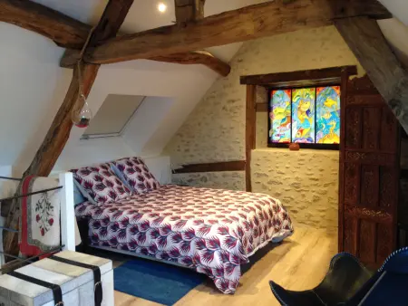 Ancien Fournil Cosy avec Piscine Couverte, Parc Verdoyant et Sauna, à 30 mn du Mans - Photo 3