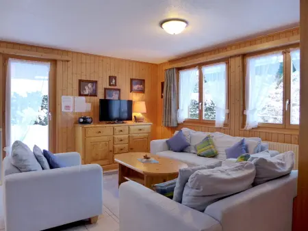 Chalet Papillon, Appartement 5 personnes à Bürchen - Photo 10