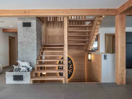 Chalet moderne à Combloux avec piscine et espace bien-être - Photo 12