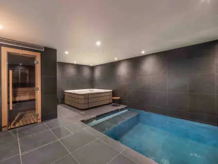 Chalet moderne à Combloux avec piscine et espace bien-être - Photo 13