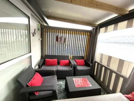 Chalet cosy avec piscine dans camping 4* à Guidel, proche plages, 4-6 pers. - Photo 13