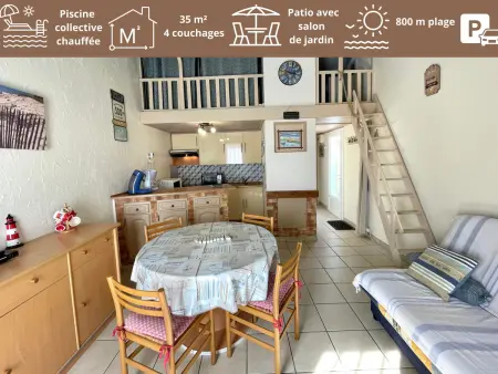 Maison de vacances avec piscine chauffée et tennis - Photo 1