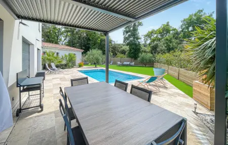 Maison avec piscine, Maison 8 personnes à Rochegude - Photo 8