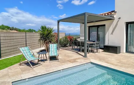 Maison avec piscine, Maison 8 personnes à Rochegude - Photo 9