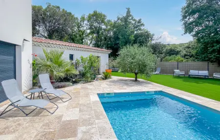 Maison avec piscine, Maison 8 personnes à Rochegude - Photo 10