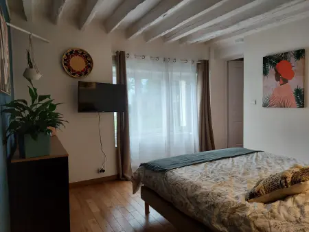 Longère rénovée avec piscine, spa et hammam aux portes de Chartres, pour 12 personnes - Photo 14
