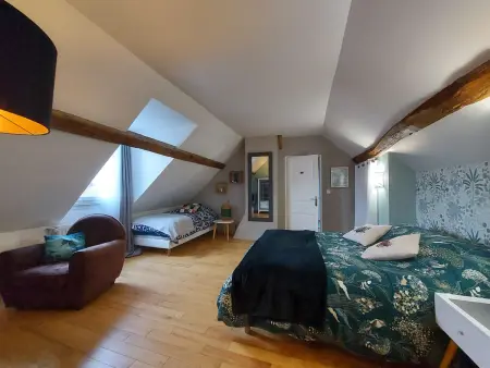 Longère rénovée avec piscine, spa et hammam aux portes de Chartres, pour 12 personnes - Photo 23