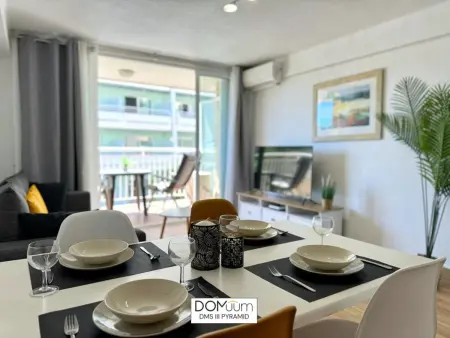 Appartement proche de la plage avec piscine, Wi-Fi et climatisation - 2 ch, 6 pers - Photo 4