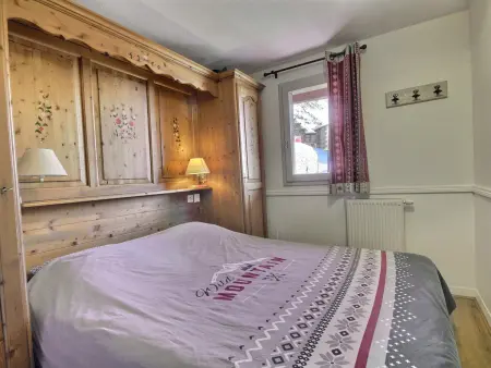 Appartement rénové 3 pièces avec balcon et cheminée, Belle Plagne - Photo 5