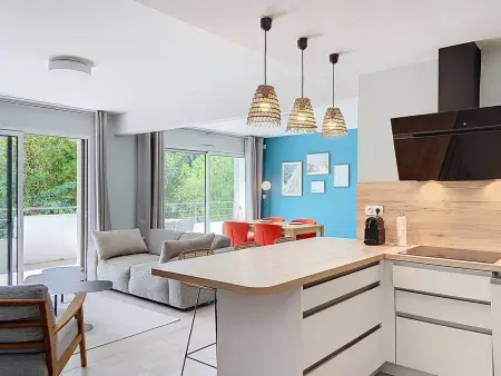 Appartement Standing avec Terrasse, Piscine et Accès Plage, 2 Chambres, Climatisé, Parking, PMR - Photo 2